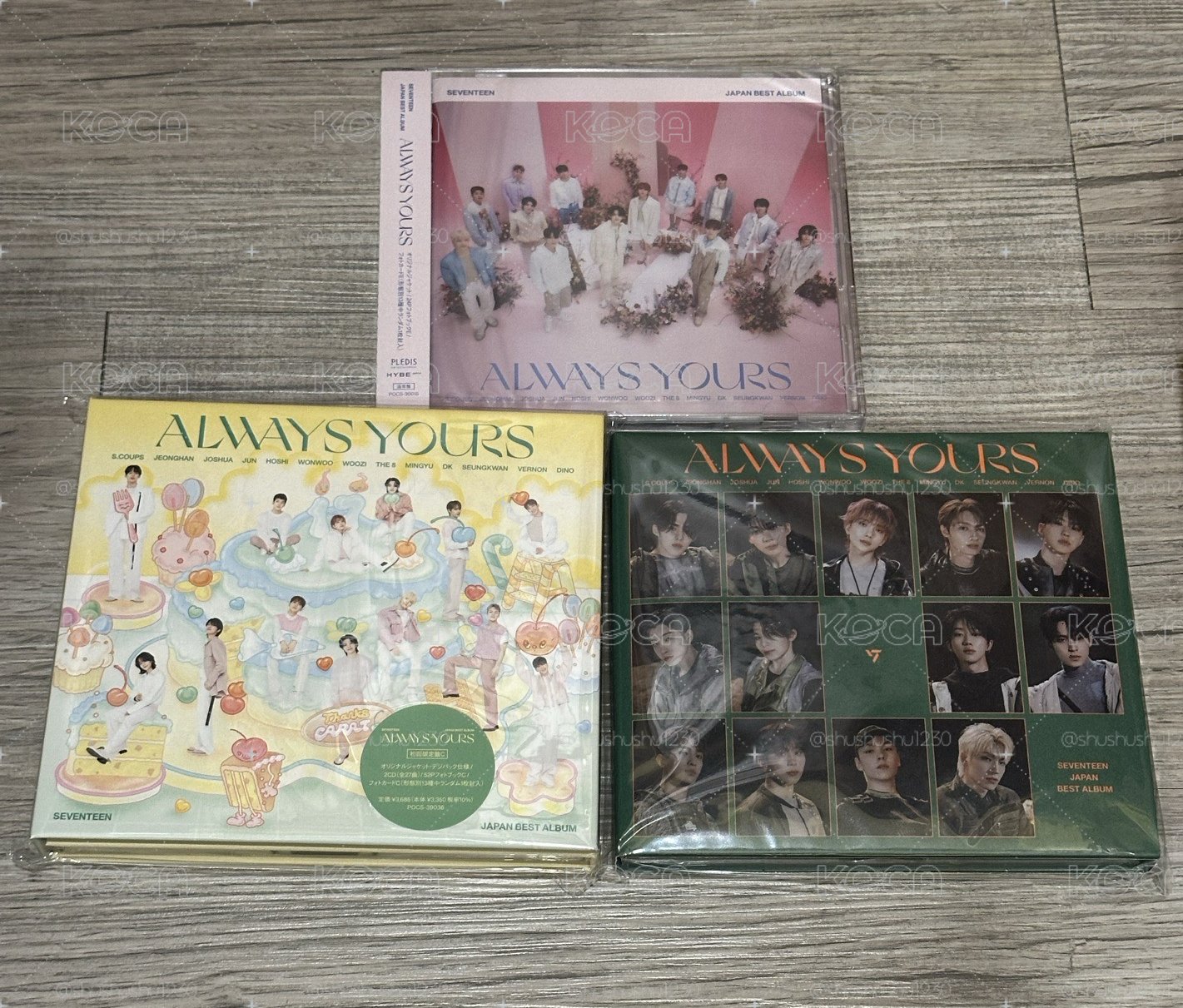 always yours C+D+通常盤 未拆專