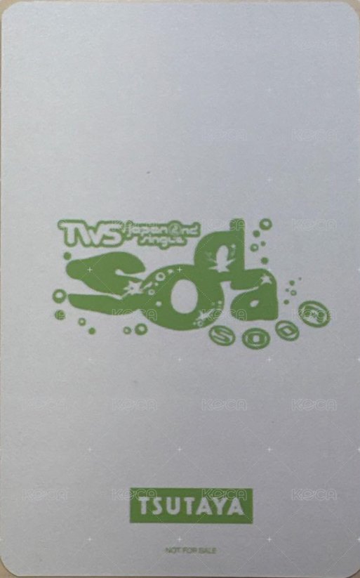 SODA SODA 蔦屋書店 特典卡  背面