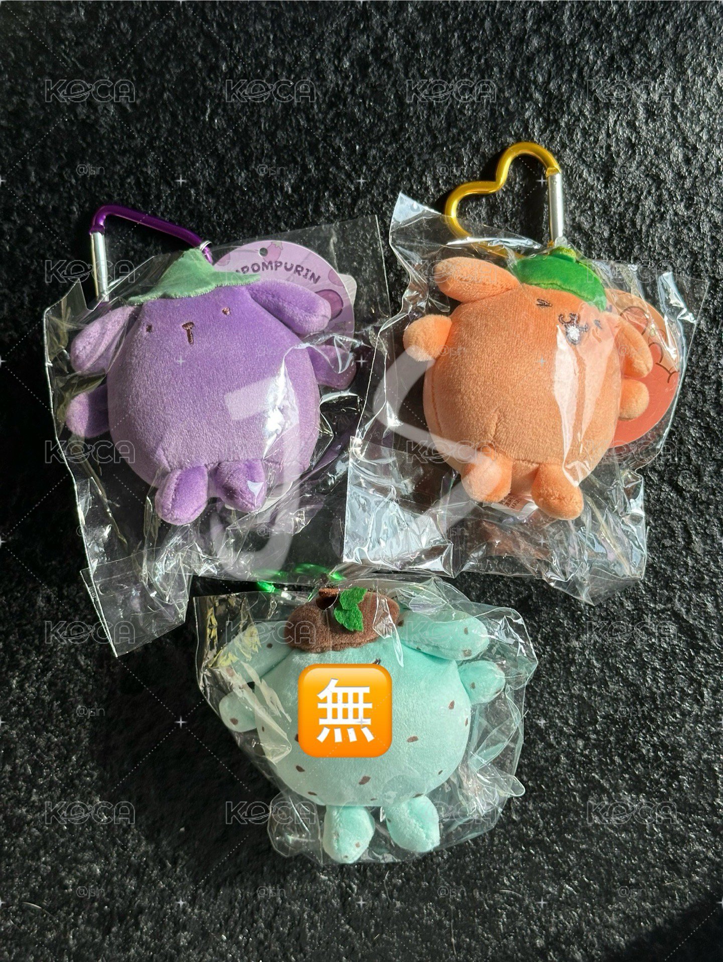 三麗鷗 茄子橘子布丁狗🍆🍊
