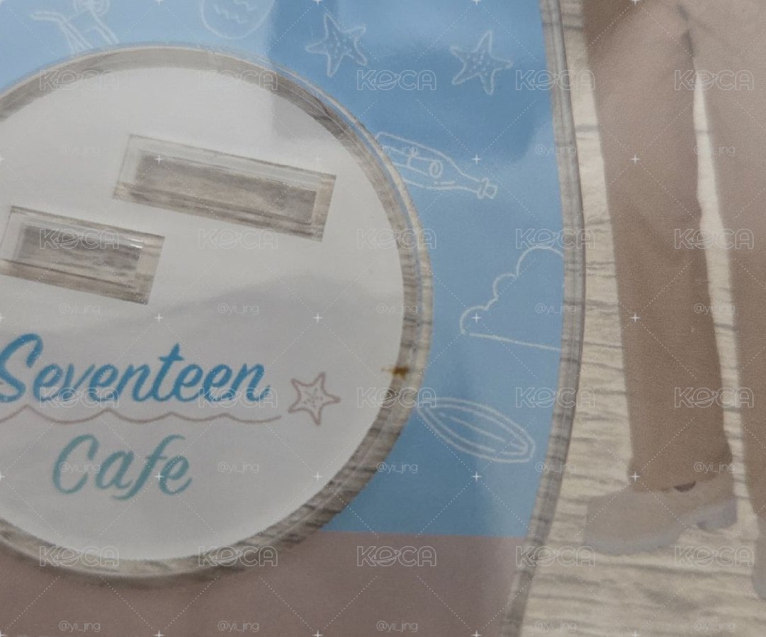 Seventeen Cafe DK立牌