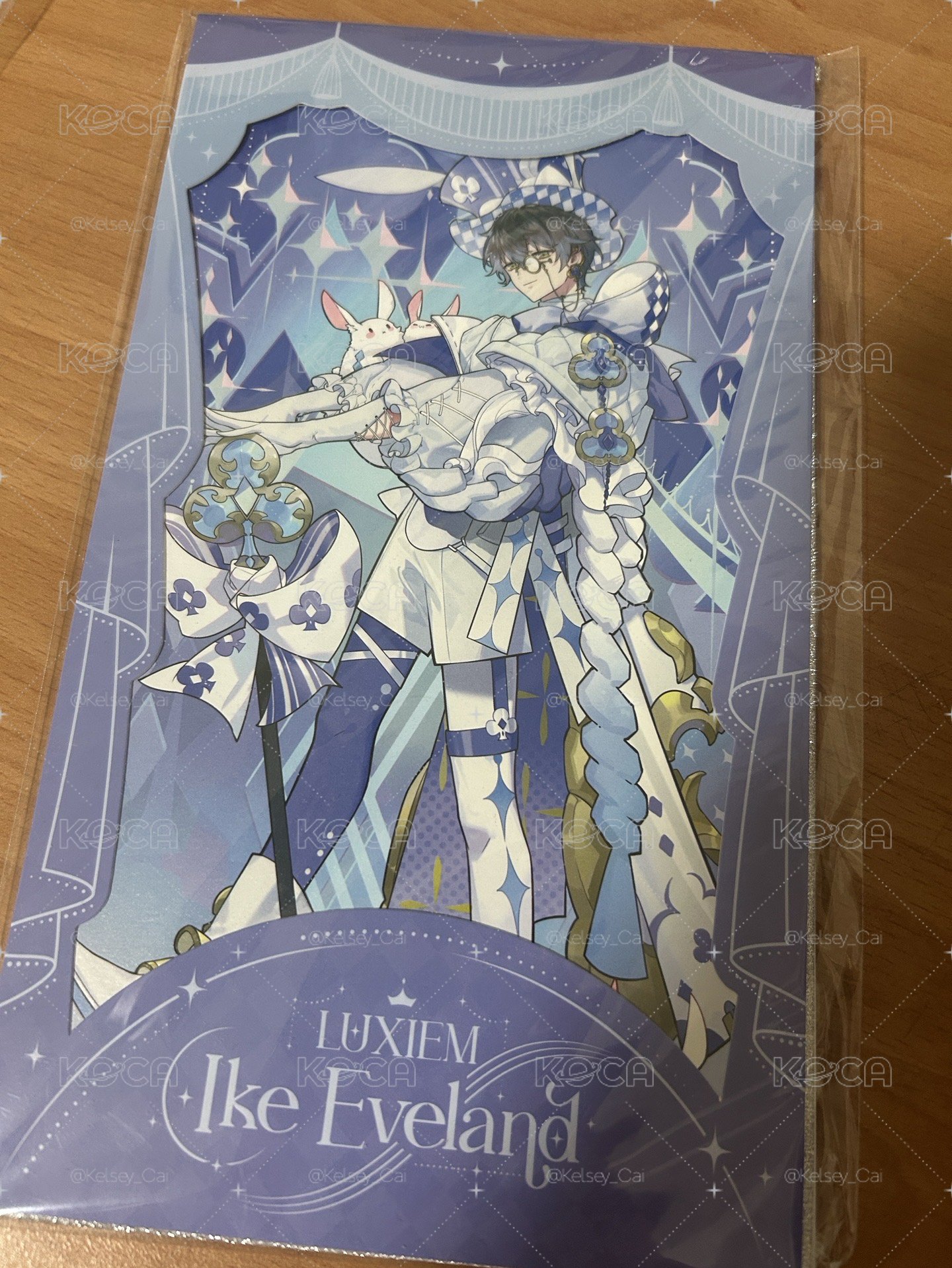 NIJISANJI EN LUXIEM x 上海cafe 次元波板糖馬戲團系列 色紙 Ike Eveland