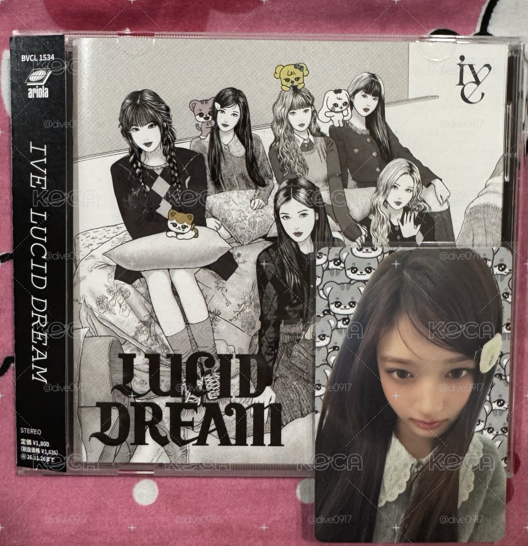 IVE LUCID DREAM 期間生產限定盤 李瑞 專輯小卡 