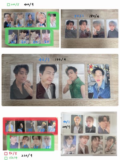 GOT7 磁鐵娃 三代炸毛 鳥寶寶吊飾 復古卡 小卡 專卡 周邊卡 特典卡 