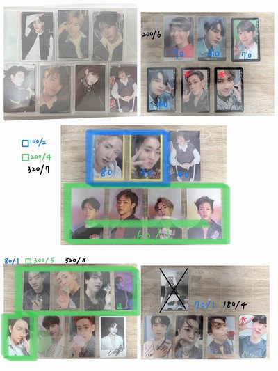 GOT7 磁鐵娃 三代炸毛 鳥寶寶吊飾 復古卡 小卡 專卡 周邊卡 特典卡 