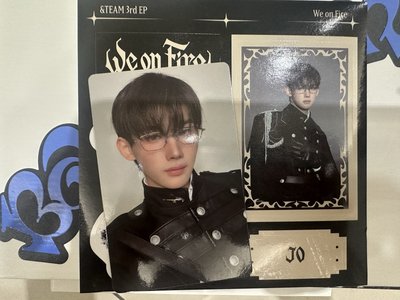 We on fire通常盤貼紙小卡