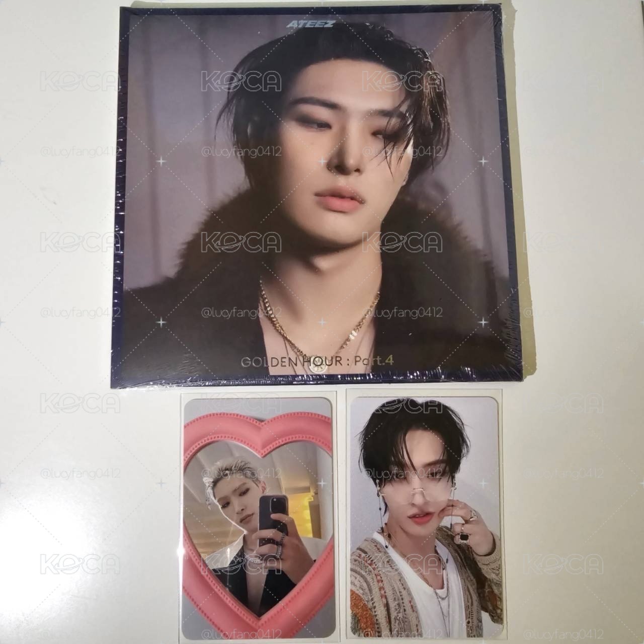 ATEEZ 旼琦 MINGI GH2 MS 特典卡+ GH4 未拆專