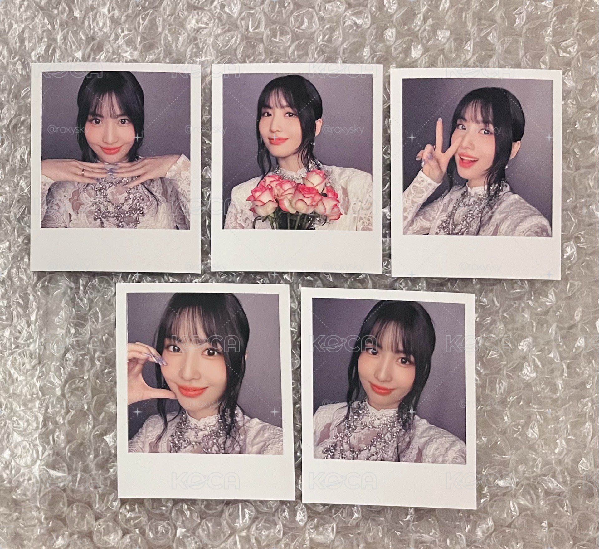 MISAMO 迷一 Momo 拍立得五張