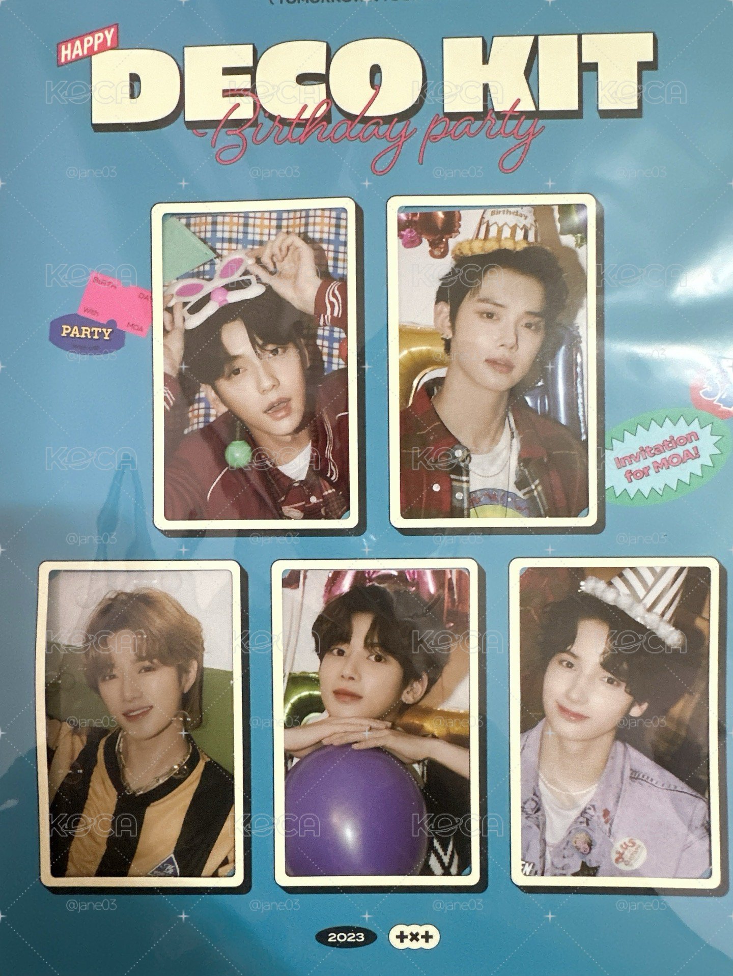 TXT 23 deco kit wvs特典卡