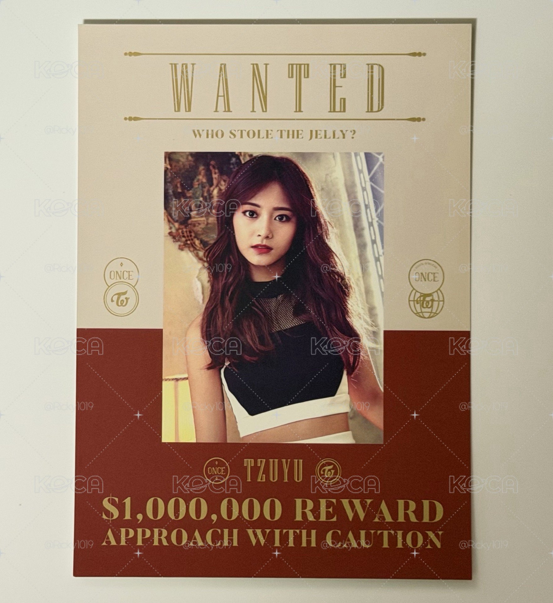 TWICE 子瑜 Once Begins DVD 隨機明信片大卡