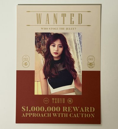 TWICE 子瑜 Once Begins DVD 隨機明信片大卡