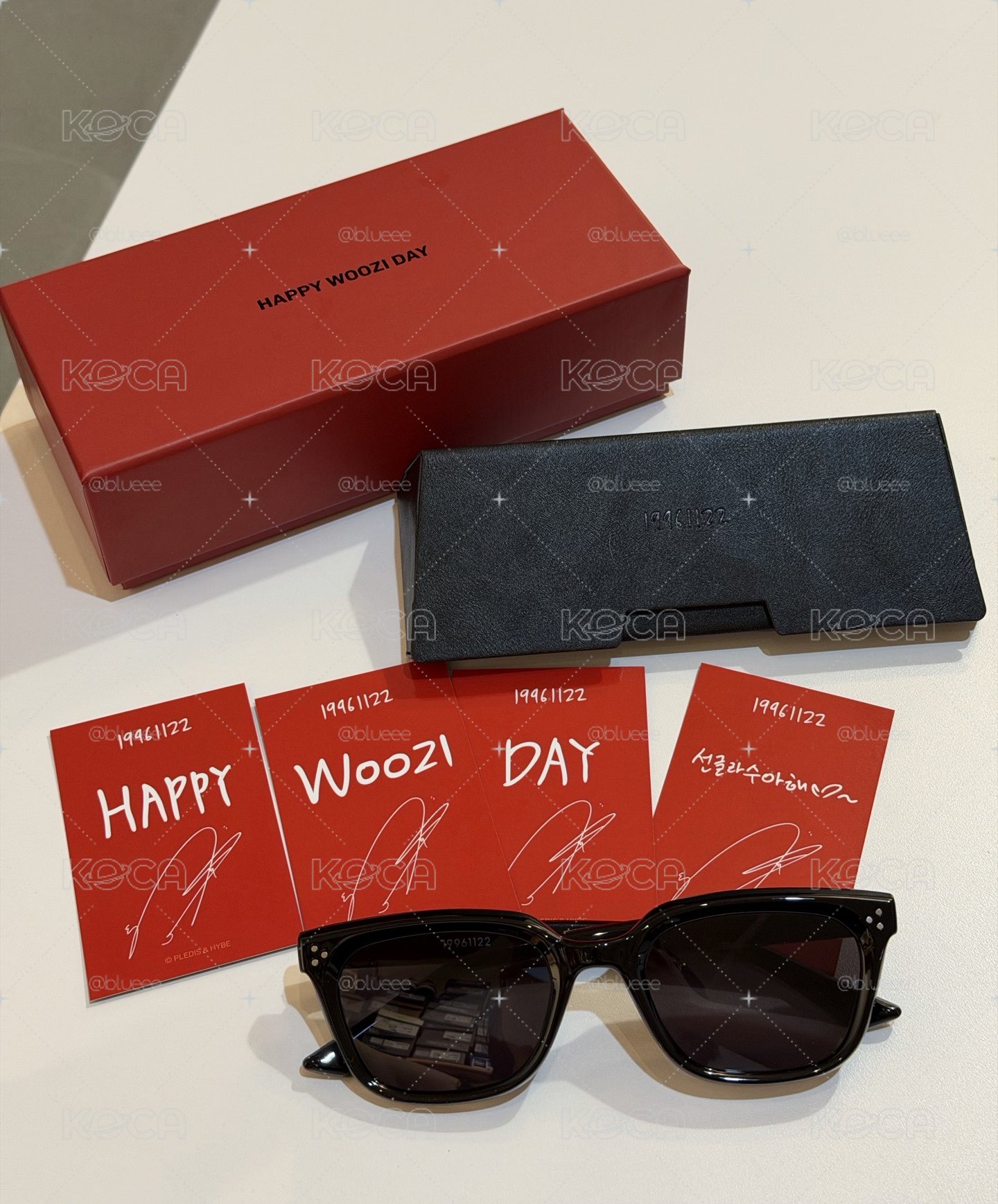HAPPY WOOZI’S DAY SUNGLASSES WOOZI 知勳 生日禮 墨鏡 現貨 全新