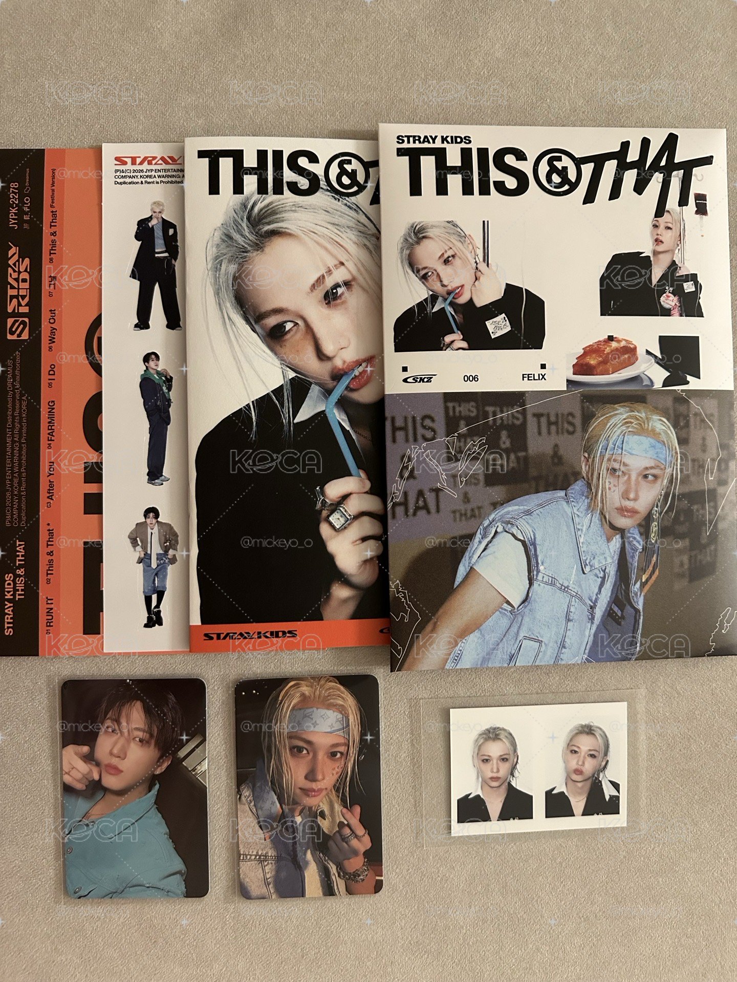 [現貨直出] This&That Felix單封
