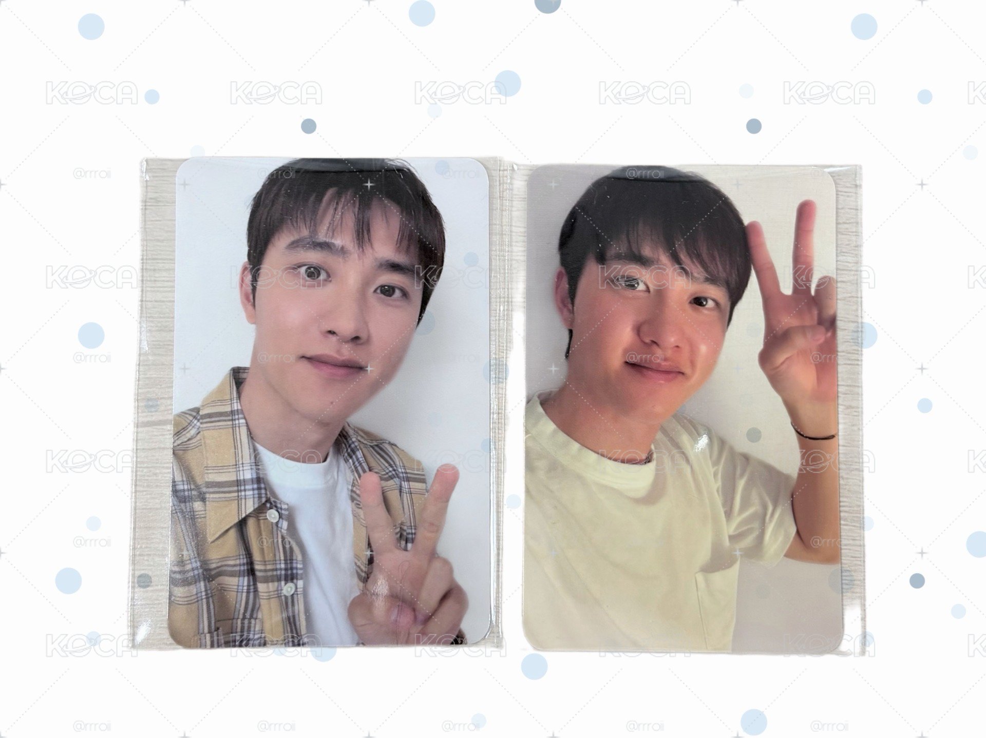 Exo D.O. 韓版公仔小卡 買就送爬梯🪜小嘟的貼紙組～～