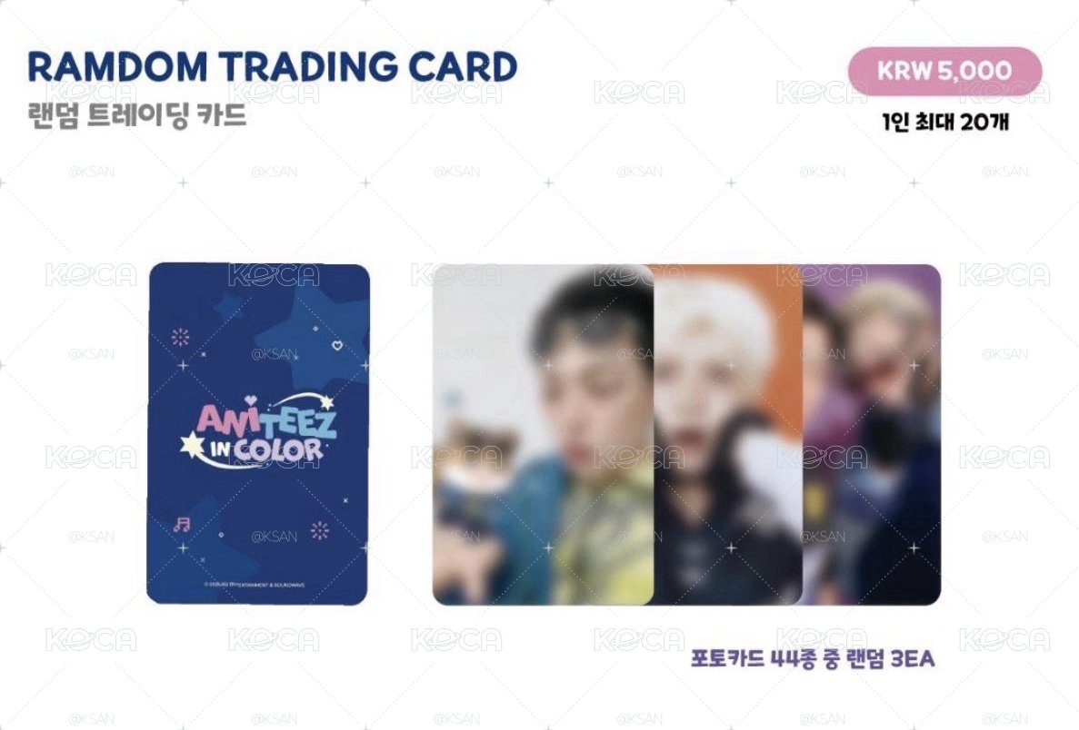 ANITEEZ IN COLOR 全新未拆卡包 RANDOM TRADING CARD