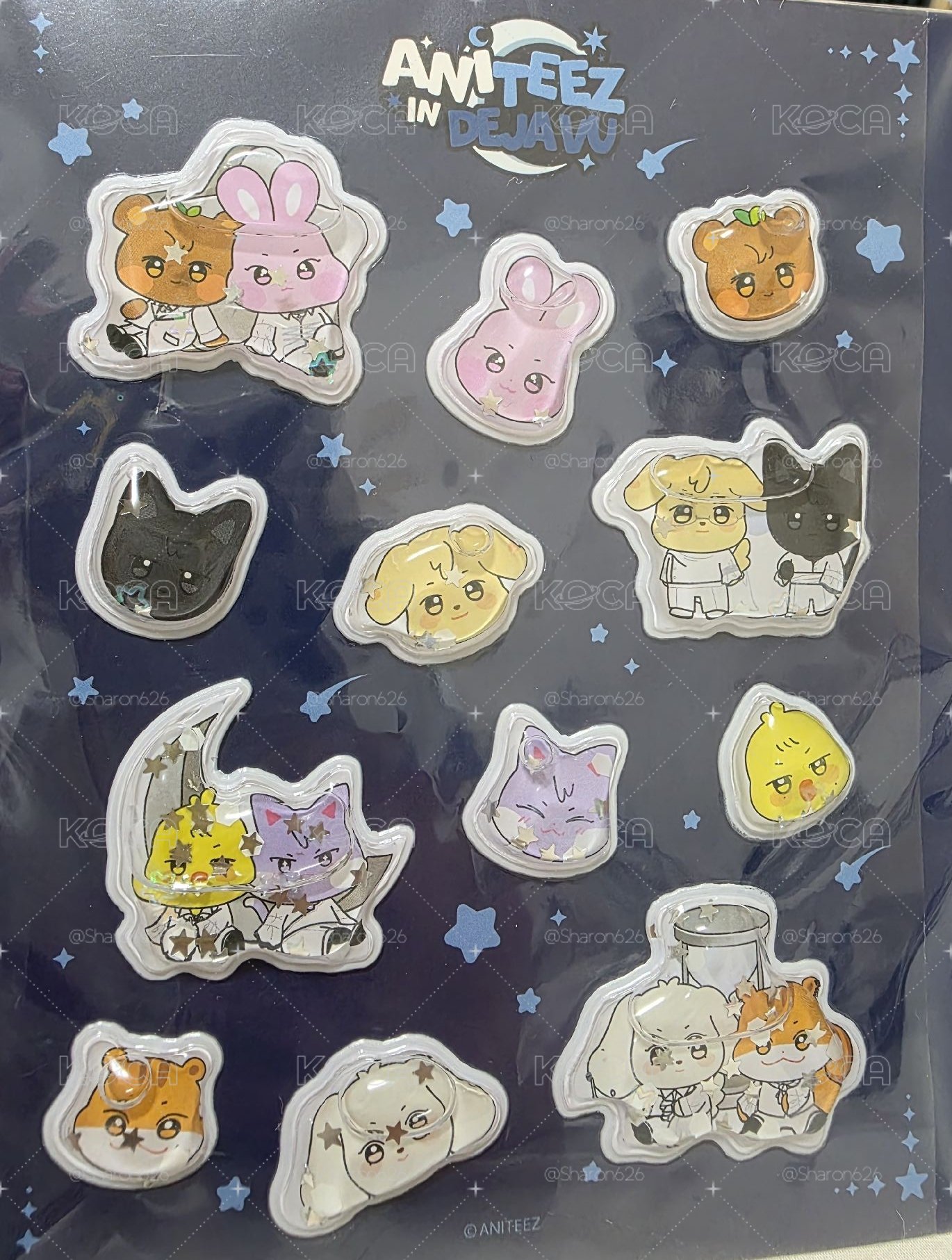 ANITEEZ IN Deja Vu 貼紙 WATER 3D STICKER