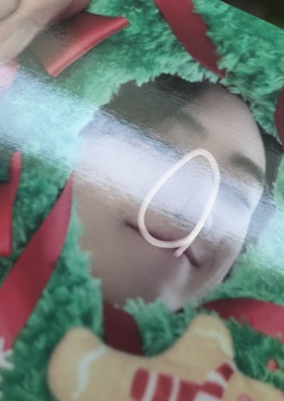 聖誕中文卡背