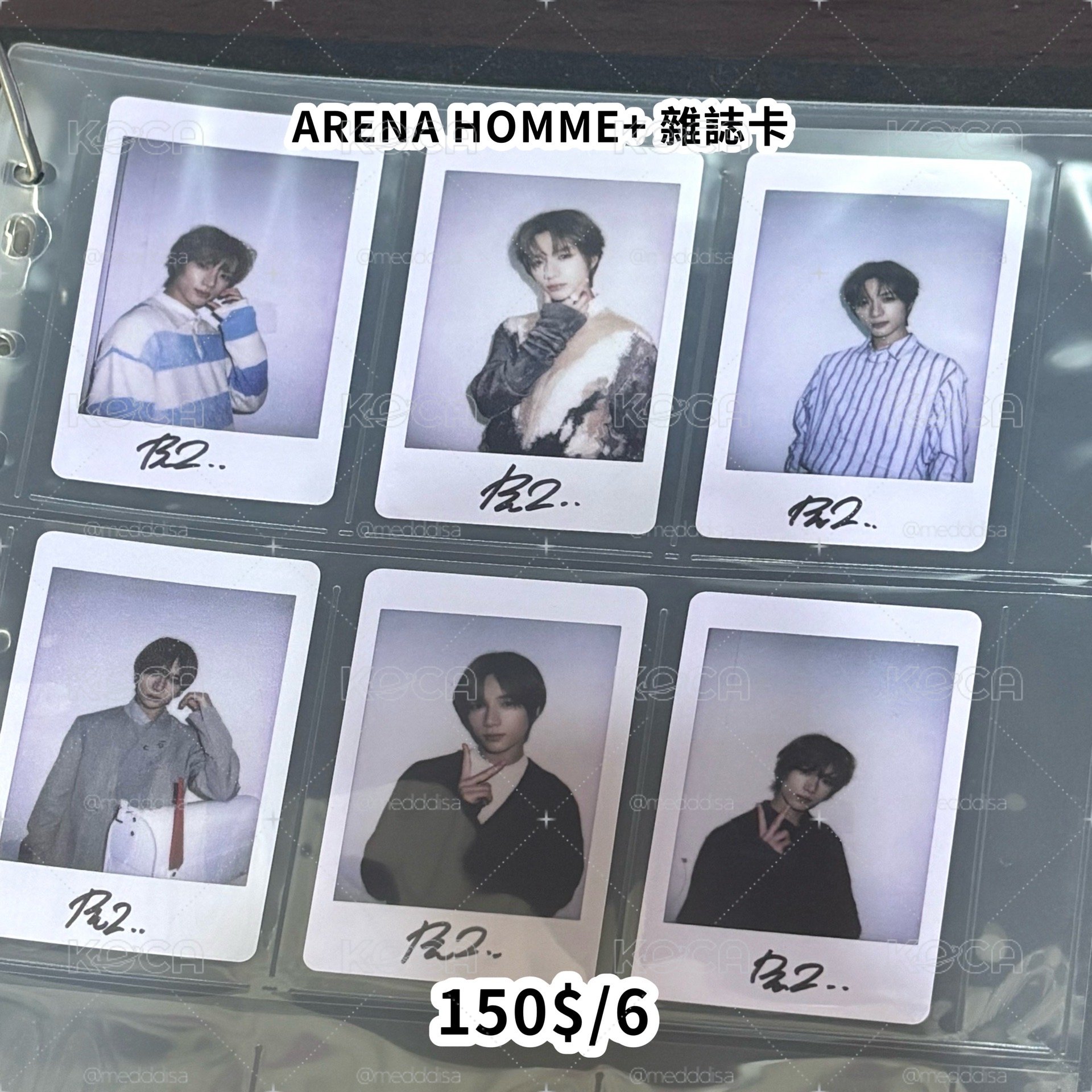 ARENA HOMME+ 雜誌卡 