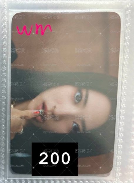 迷一 wm 單封預售 特典卡 Anna