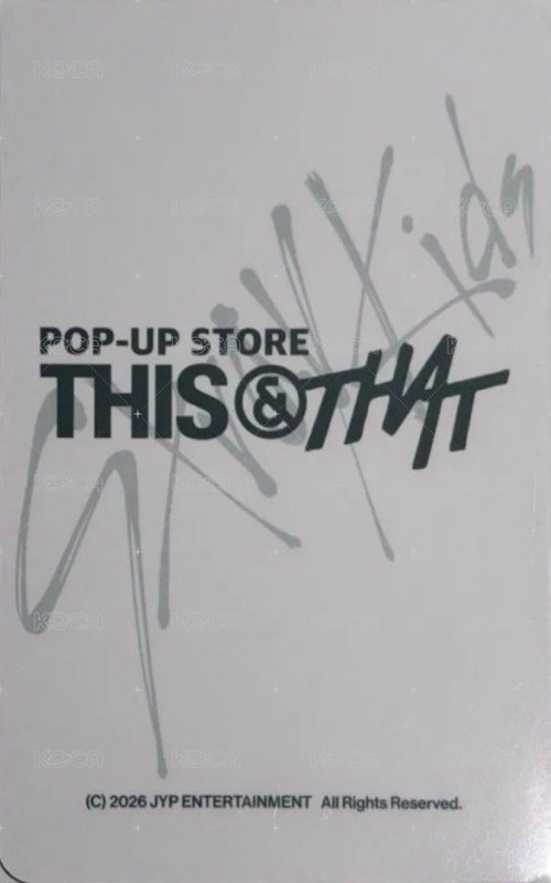 THIS & THAT 快閃店 sw 2.0 幸運卡  背面