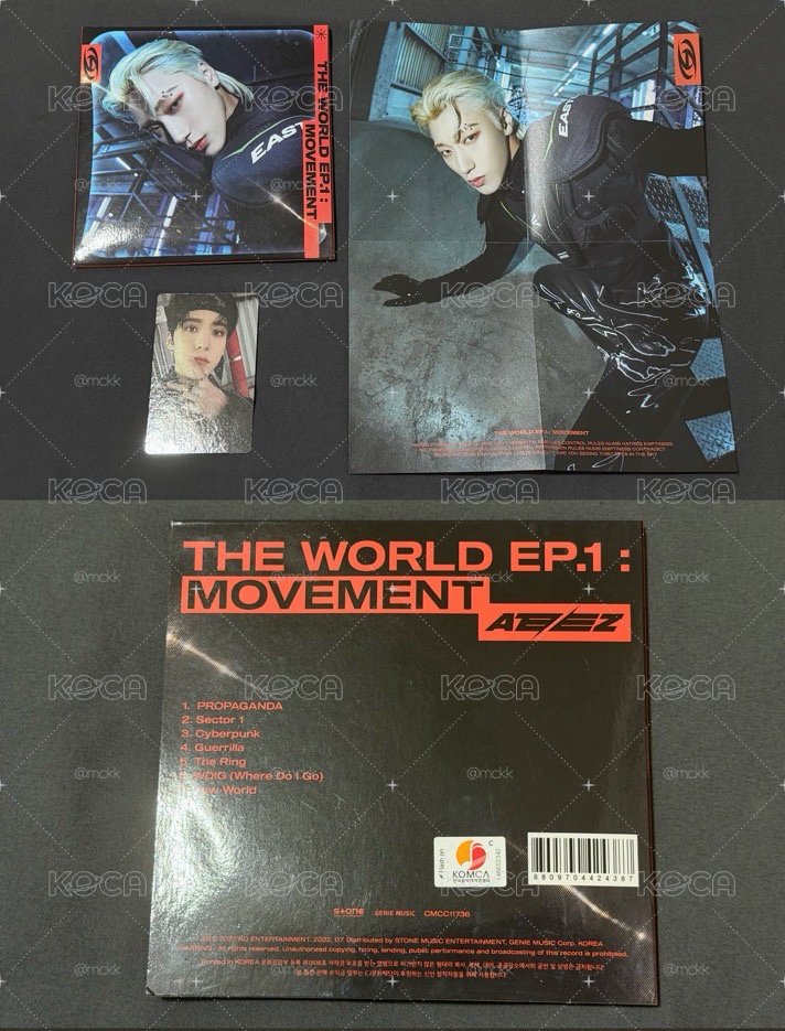 ATEEZ the world崔傘/友榮/星化單封