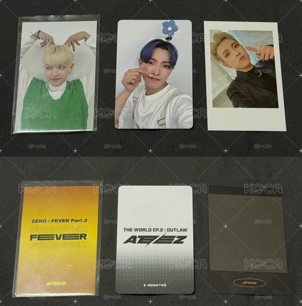 ATEEZ fever pt.2 弘中 mp 簽售卡