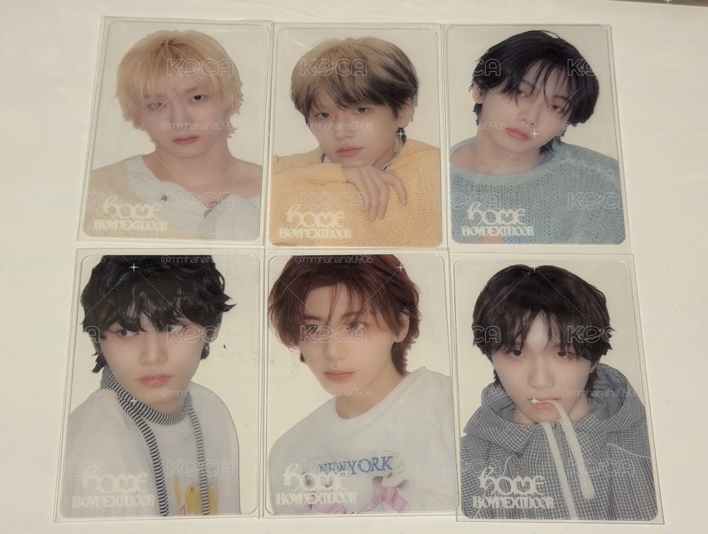 買一張送一張隨機未拆單封 BOYNEXTDOOR 正規一 HOME 場限透卡 萌萌的很可愛 