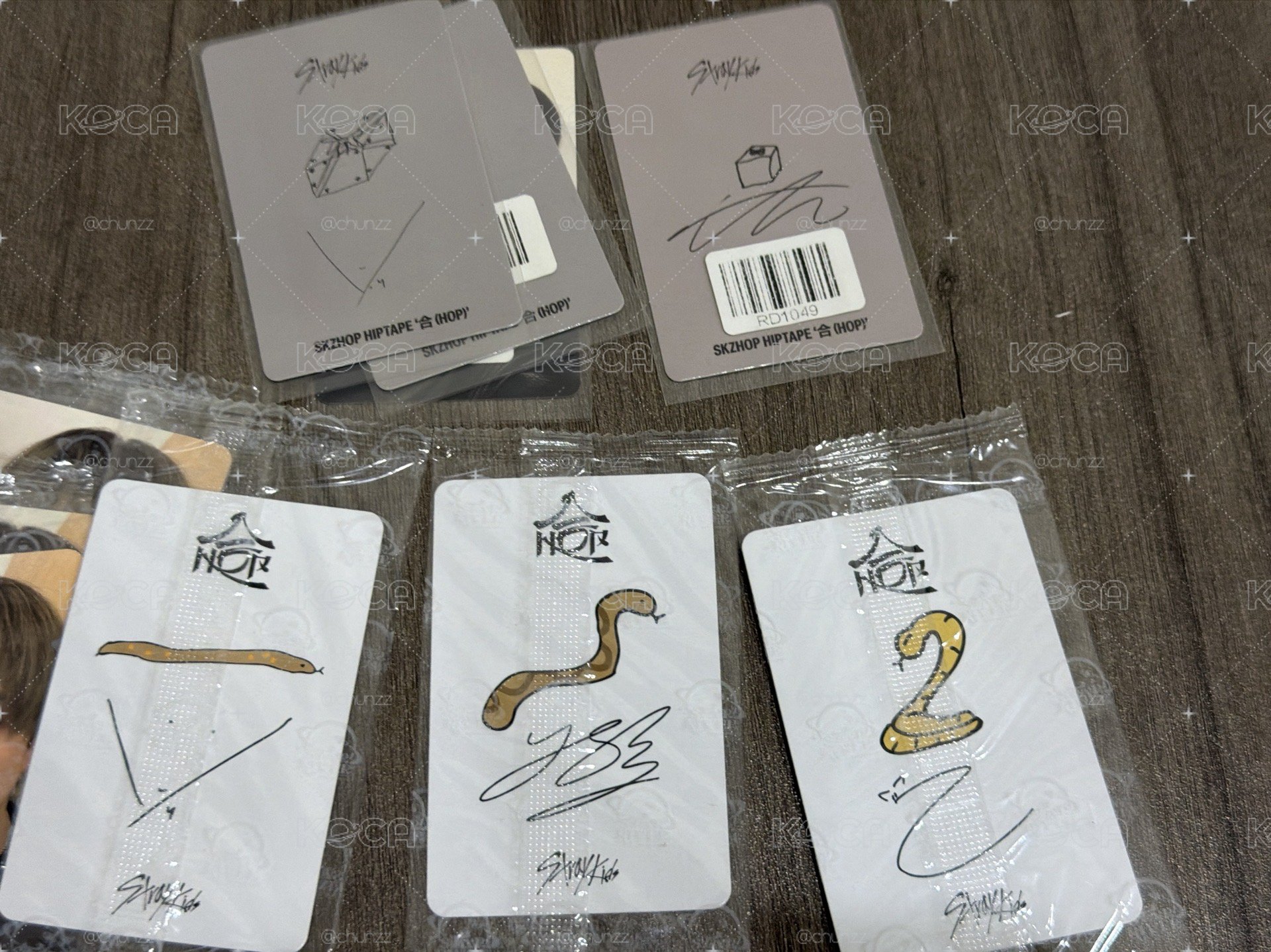 合(HOP) kms 簽售卡 手寫卡背