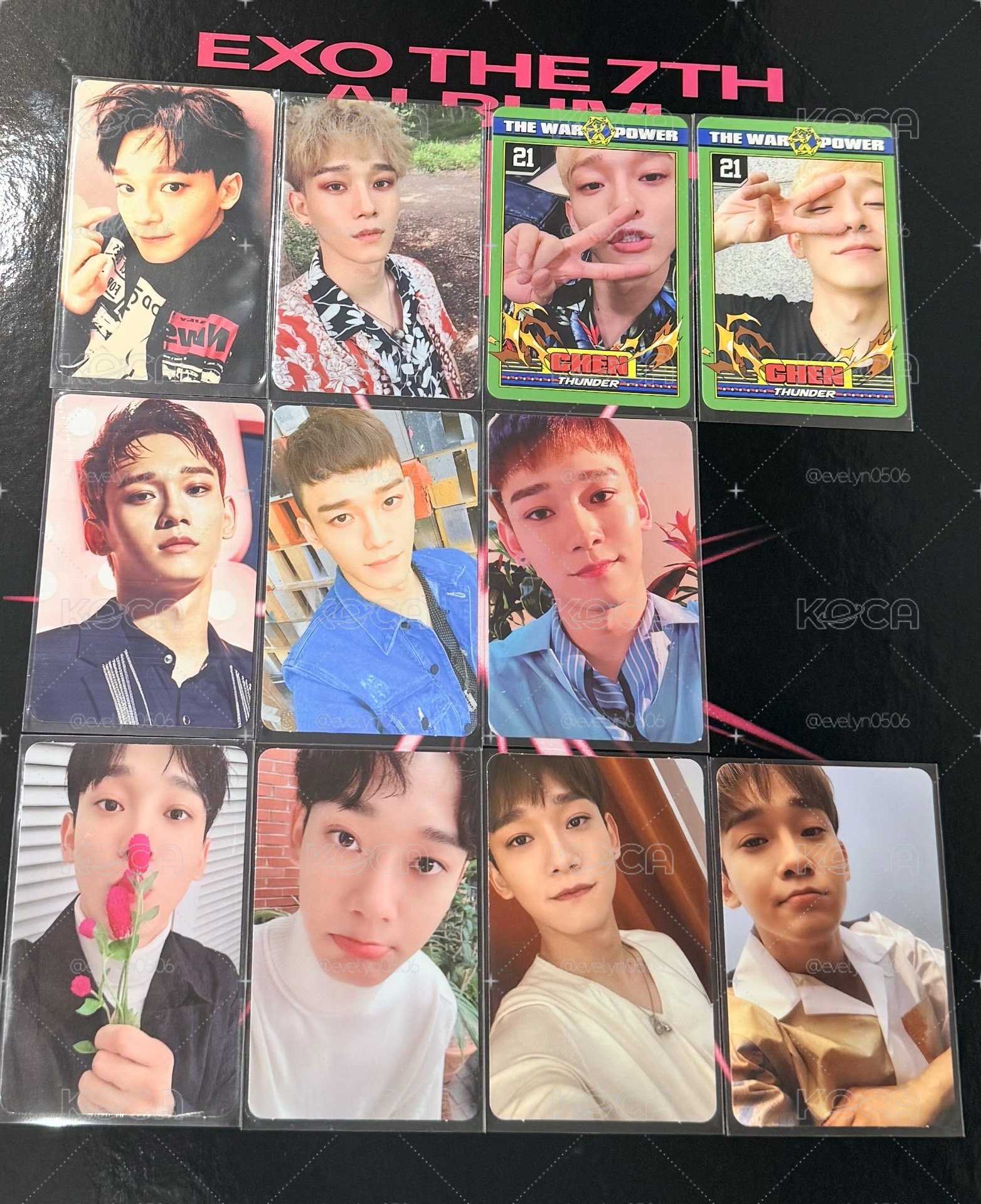 EXO CHEN 金鍾大 專卡