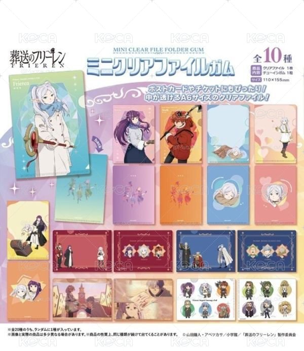 ฅ^ ･ﻌ･ ^ฅ 【現貨】葬送的芙莉蓮日本正版 Ensky 迷你A6資料夾 確認款 芙莉蓮  費倫 修塔爾克