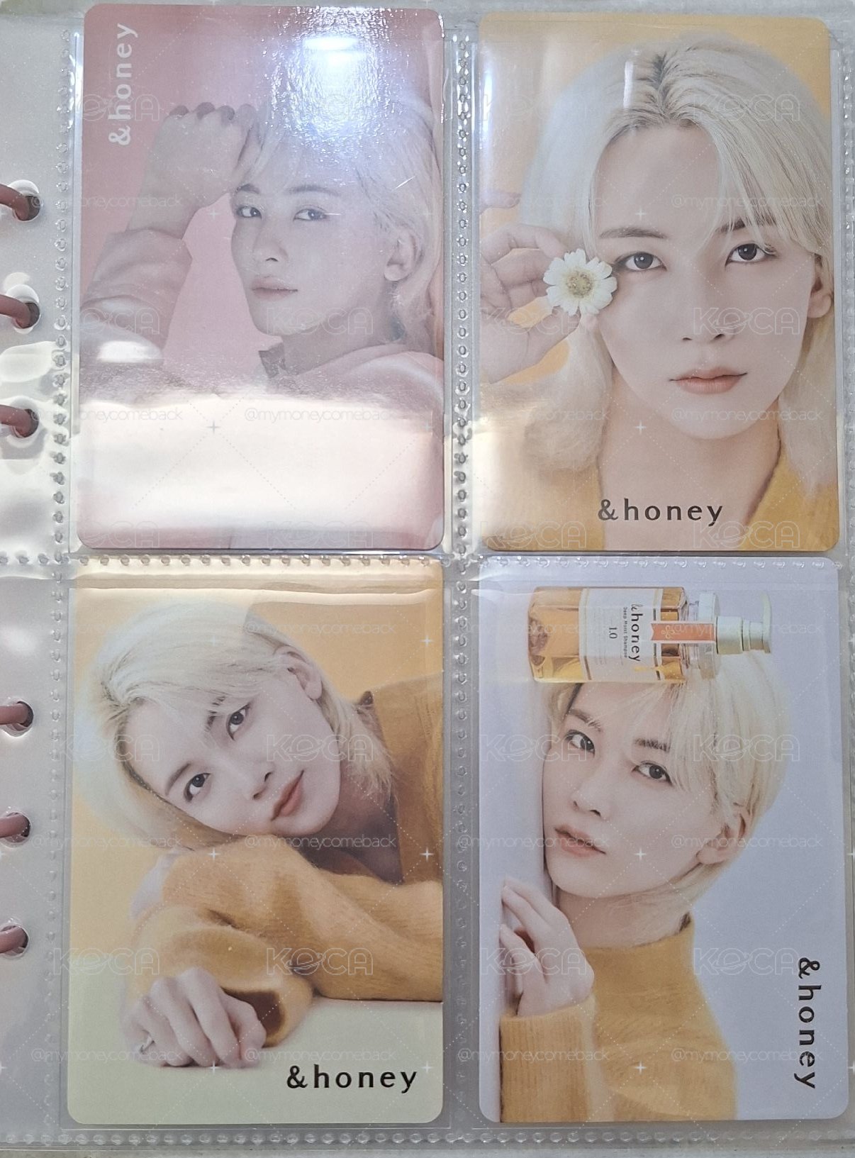 【尹淨漢】&honey洗髮精系列小卡