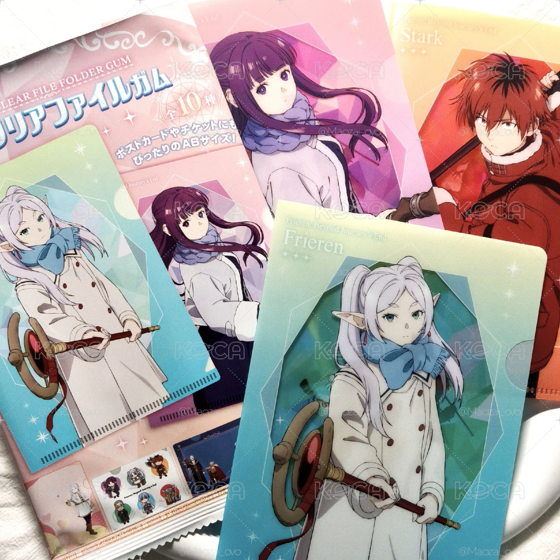ฅ^ ･ﻌ･ ^ฅ 【現貨】葬送的芙莉蓮日本正版 Ensky 迷你A6資料夾 確認款 芙莉蓮  費倫 修塔爾克