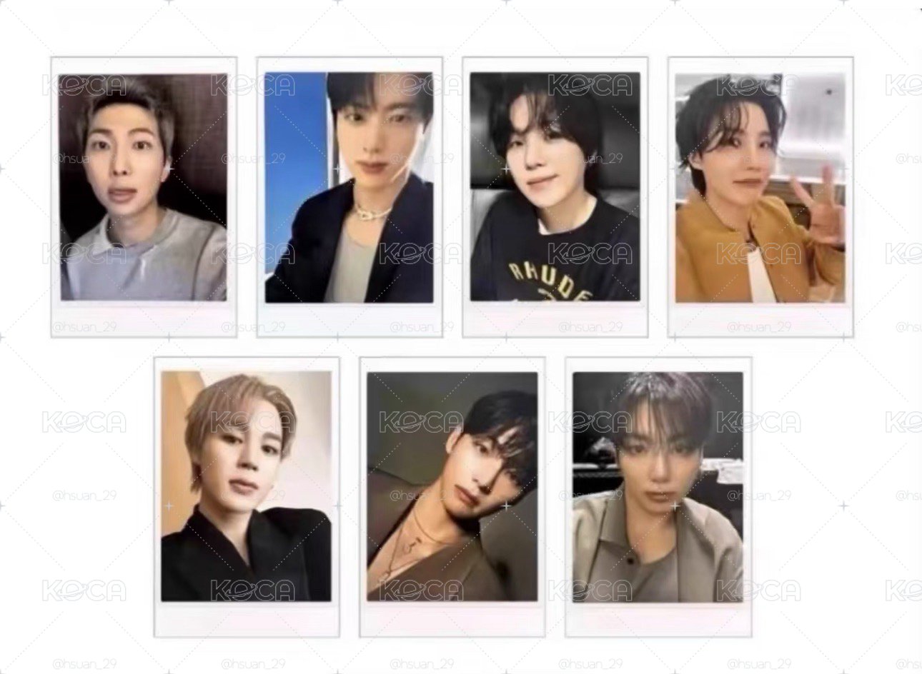BTS 四代手燈卡 一套