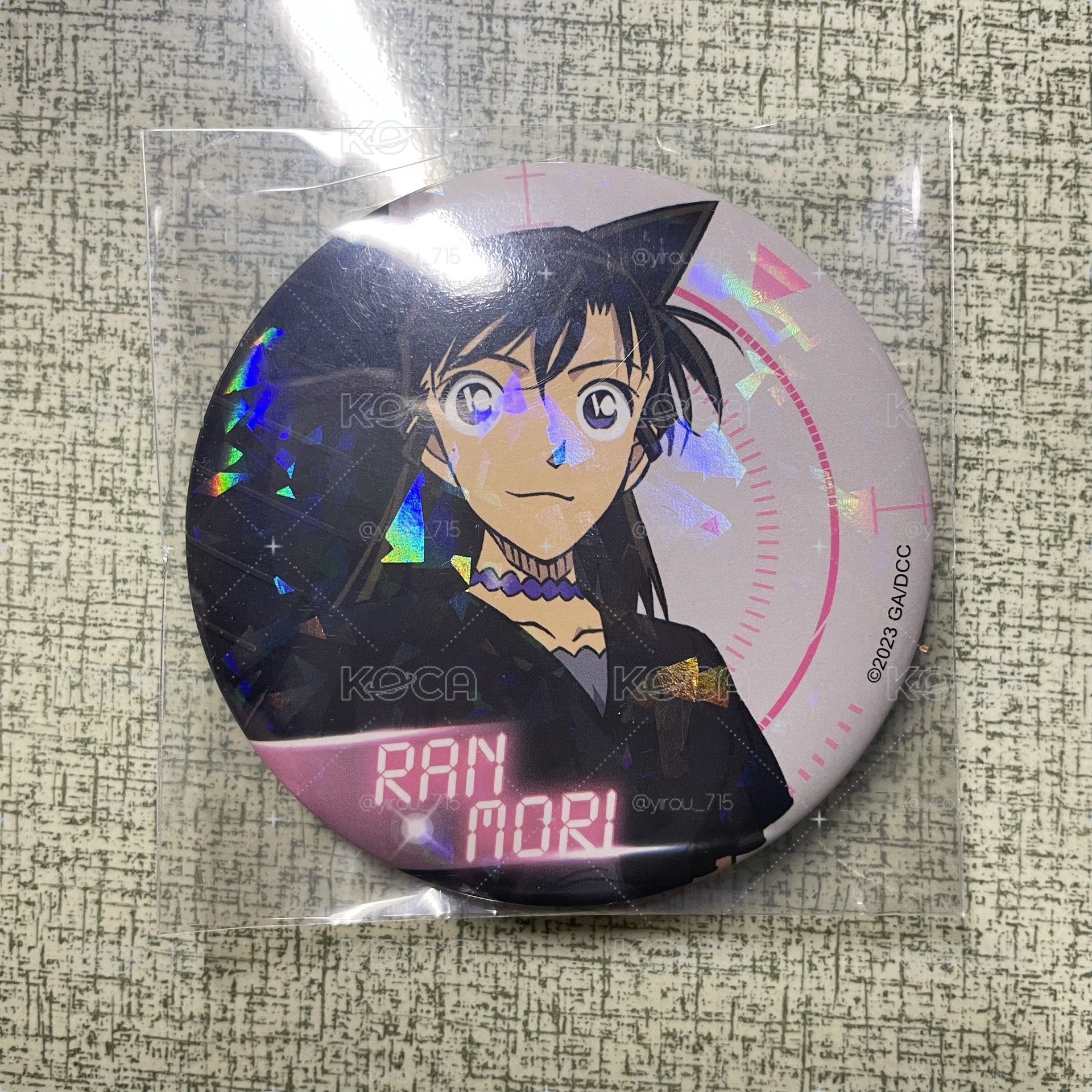 名偵探柯南劇場版 黑鐵的魚影 盲抽徽章 毛利蘭