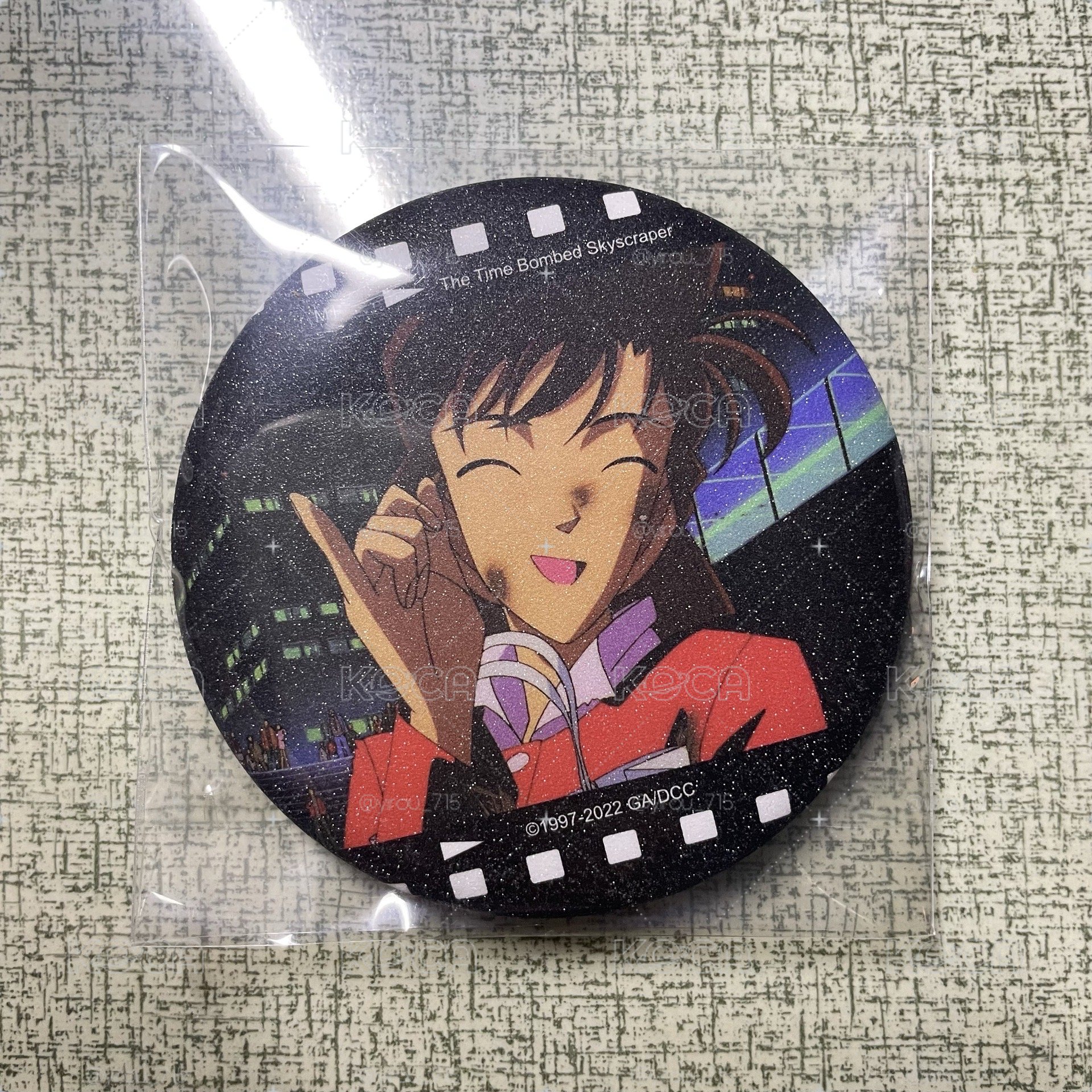 名偵探柯南 The Movie展 徽章 毛利蘭