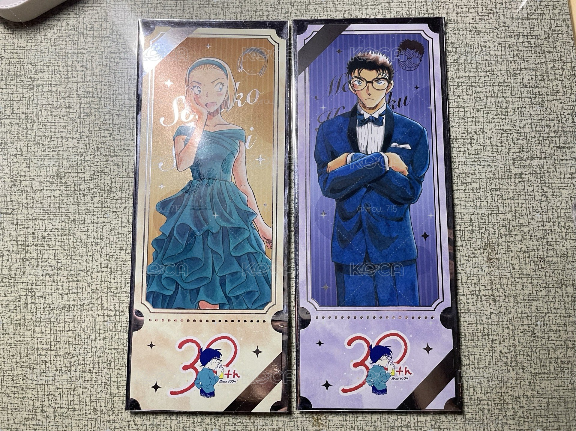 名偵探柯南連載30週年 原畫收藏卡 園子+京極真