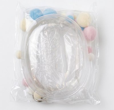 10cm 透明娃包（含毛球）