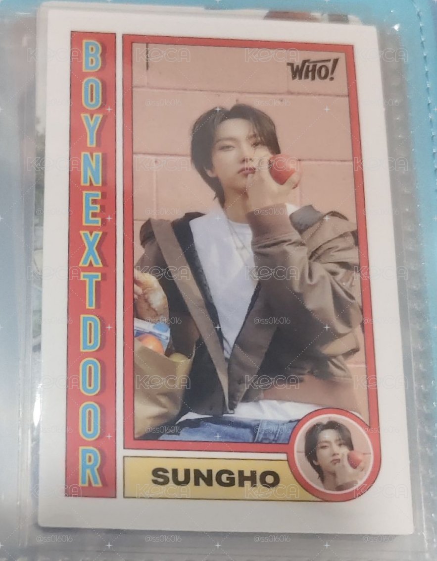 WHO! 電子 專輯卡 介紹卡