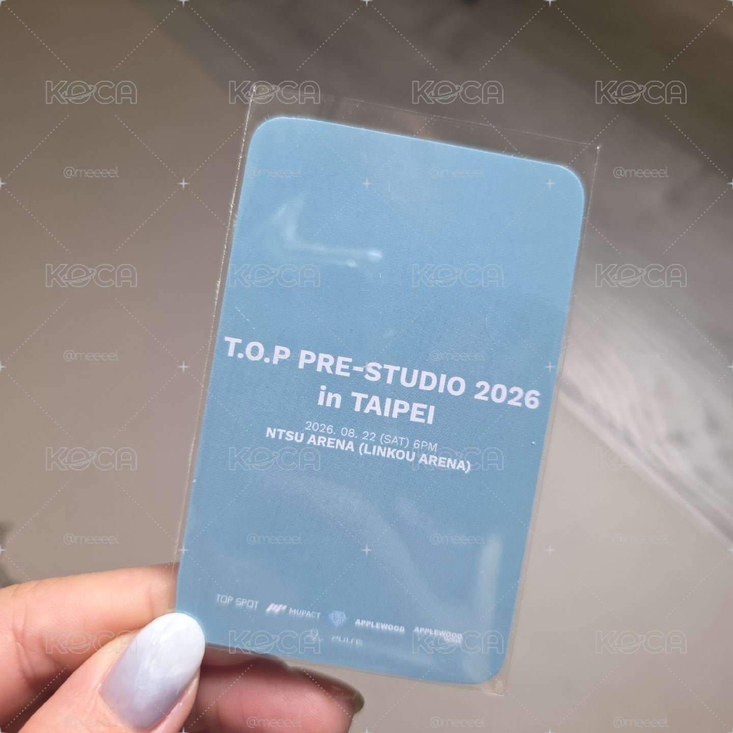 T.O.P PRE-STUDIO 2026 台北場ver.2 入場卡 / 場限卡 