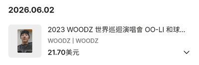 2023 World Tour [OO-LI] AND 周邊卡 MD JERSEY T-SHIRTS PHOTOCARD