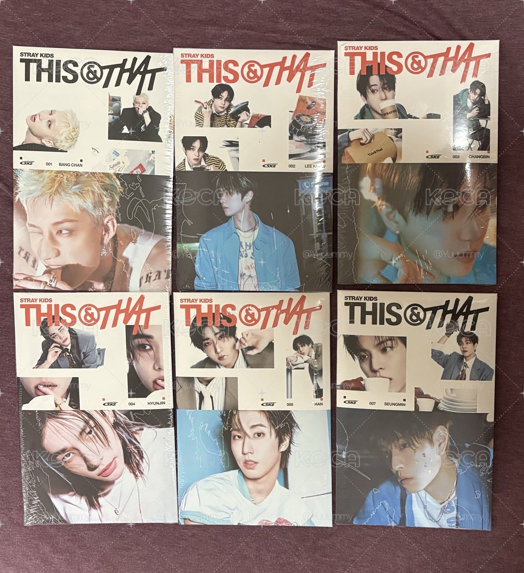 THIS & THAT 單封 已拆 配置如圖