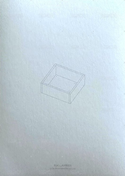 正規四<4walls> 明信片  背面