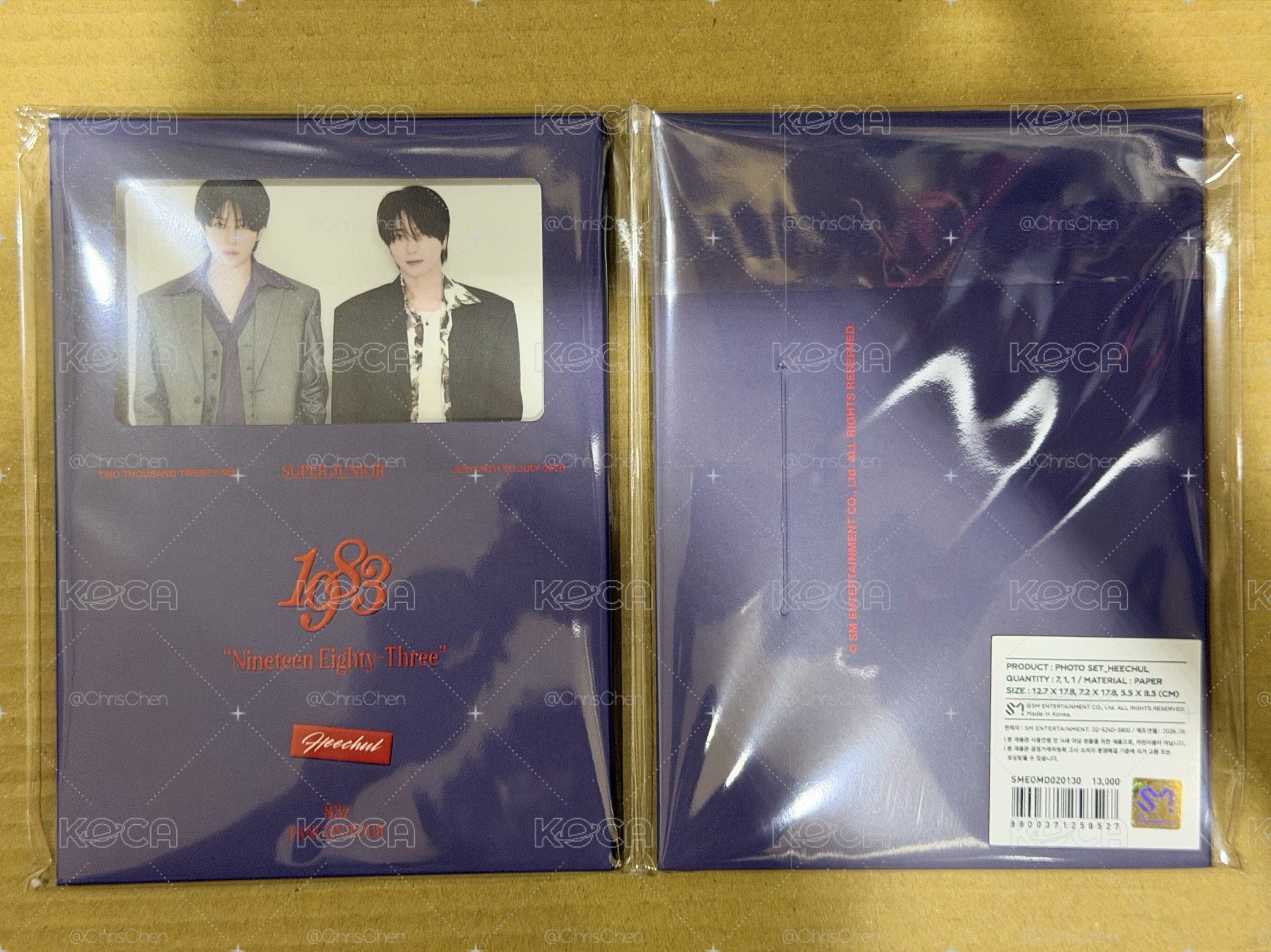 Super Junior SJ 83z 1983 韓國線下演唱會週邊 PHOTO SET 希澈 利特