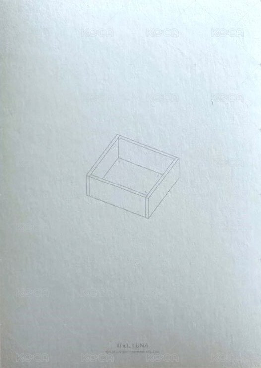 正規四<4walls> 明信片  背面