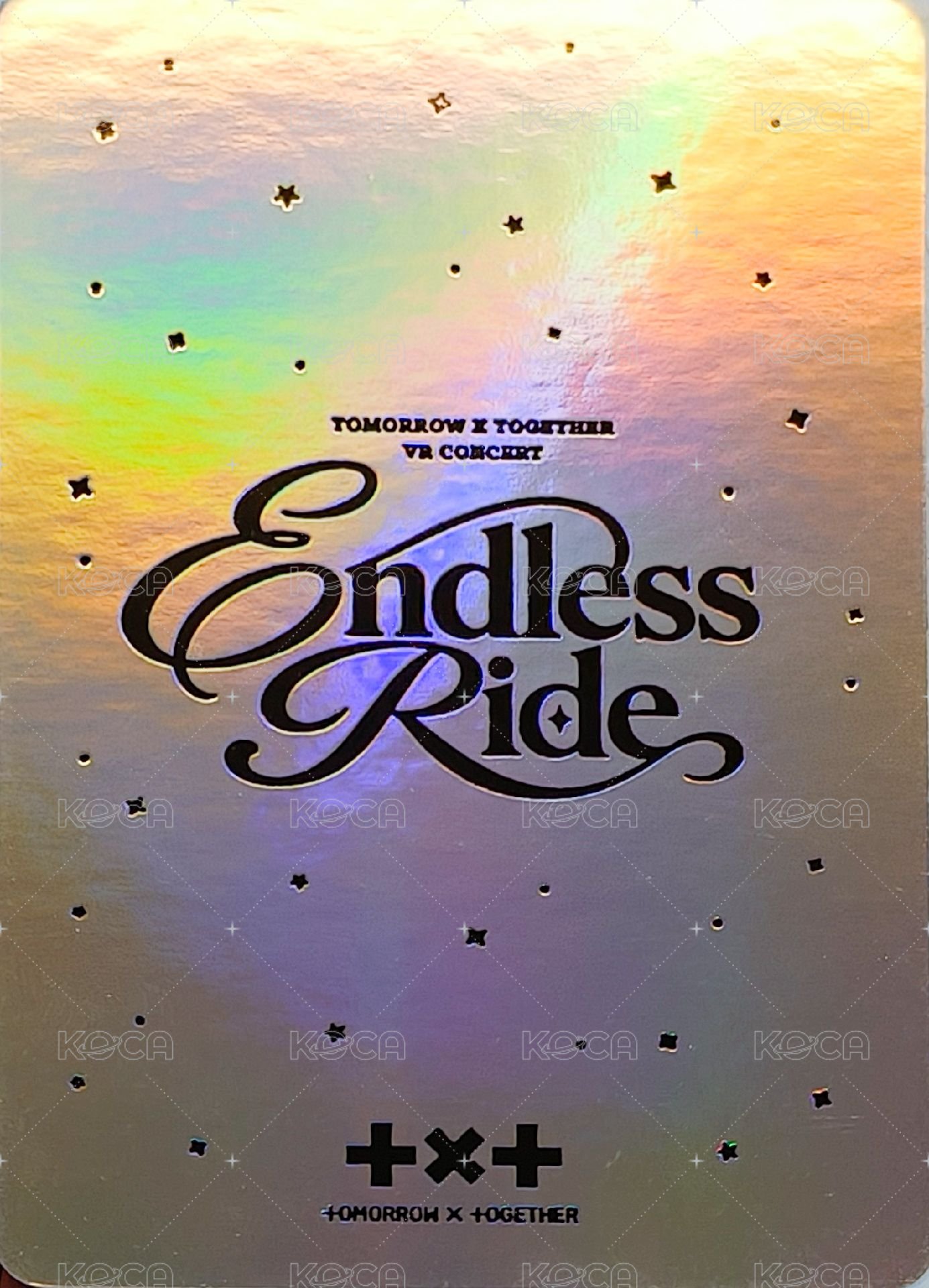ENDLESS RIDE 電影卡  背面