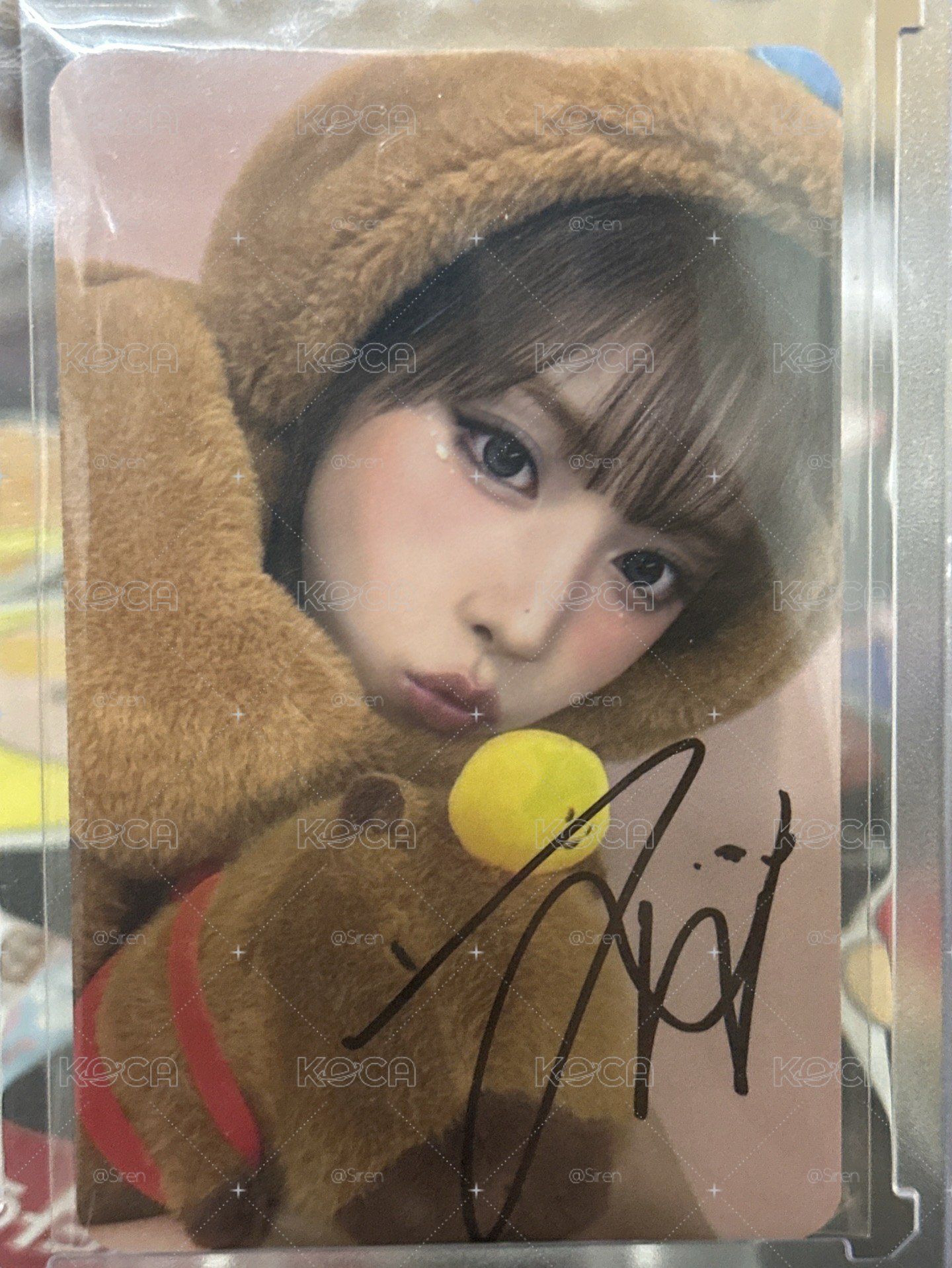 NMIXX JIWOO 卡比巴拉 親簽小卡