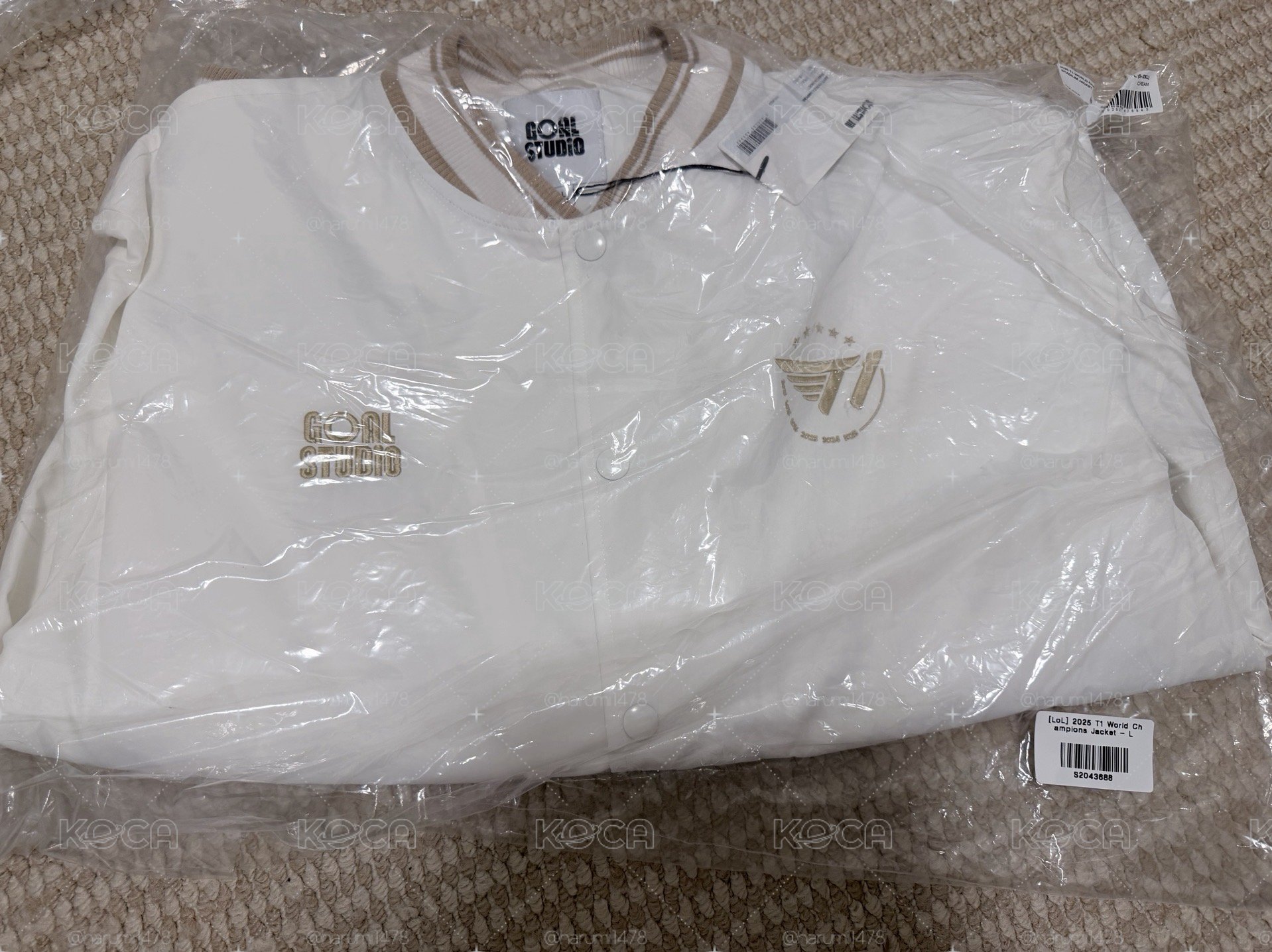 現貨✨T1 2025 世界冠軍紀念外套 S15 L size