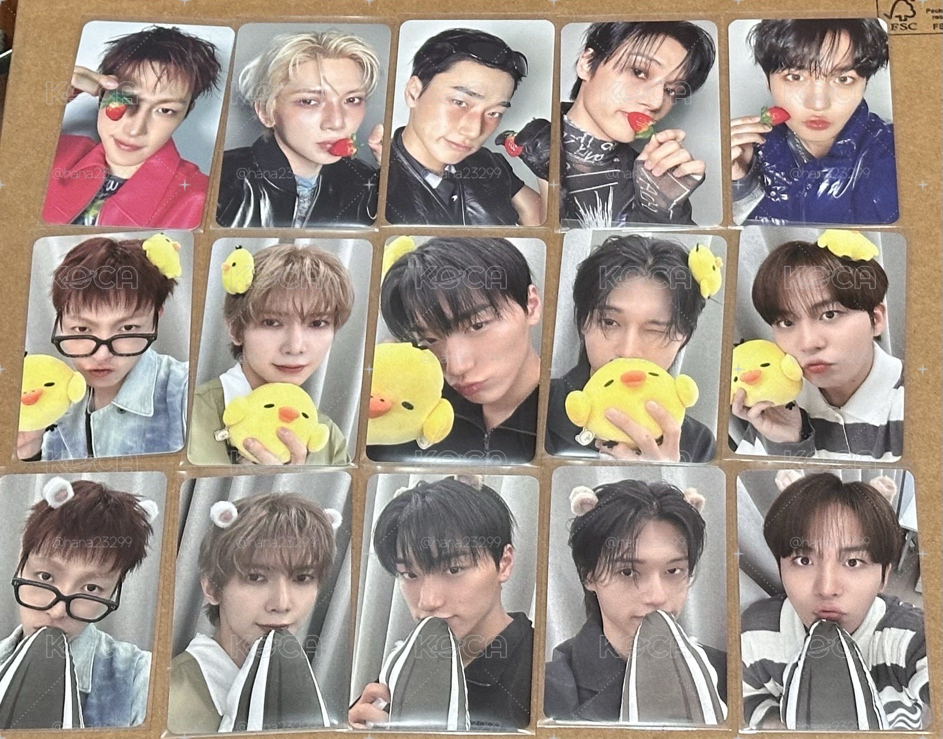 ateez 簽售卡