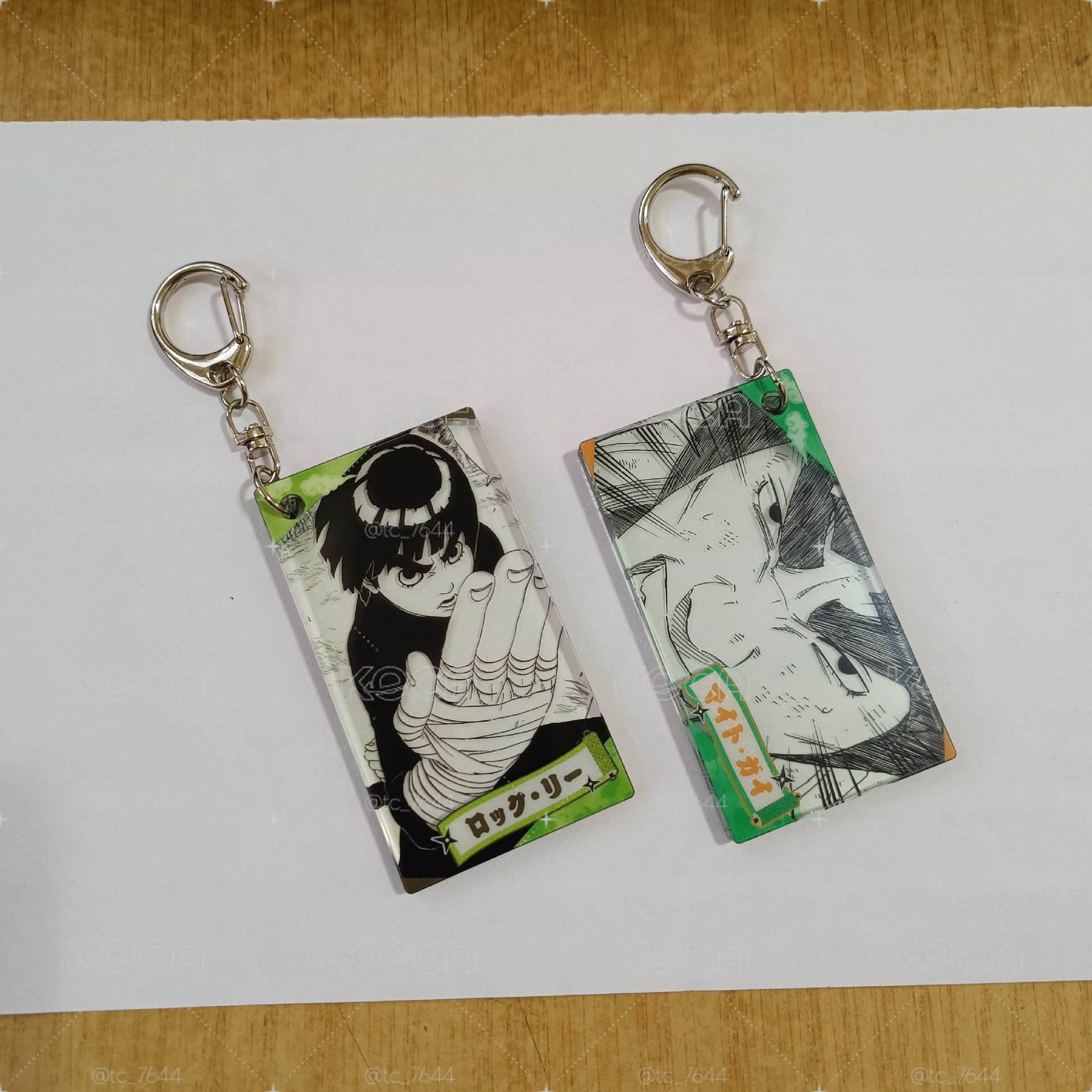 JUMP SHOP 中國限定 忍道 壓克力 吊飾 洛克李+邁特凱