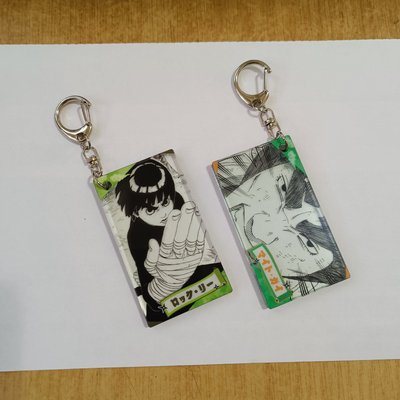 JUMP SHOP 中國限定 忍道 壓克力 吊飾 洛克李+邁特凱