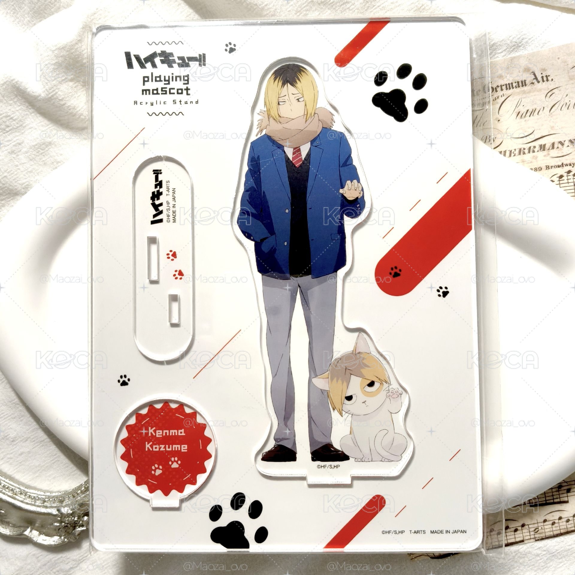 ฅ^ ･ﻌ･ ^ฅ 【現貨】排球少年！！T-ARTS Playing吉祥物 壓克力立牌 孤爪研磨